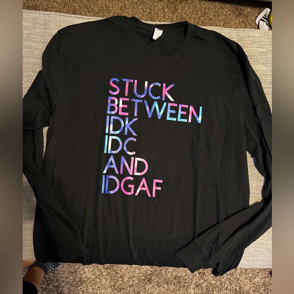 Large long sleeve top